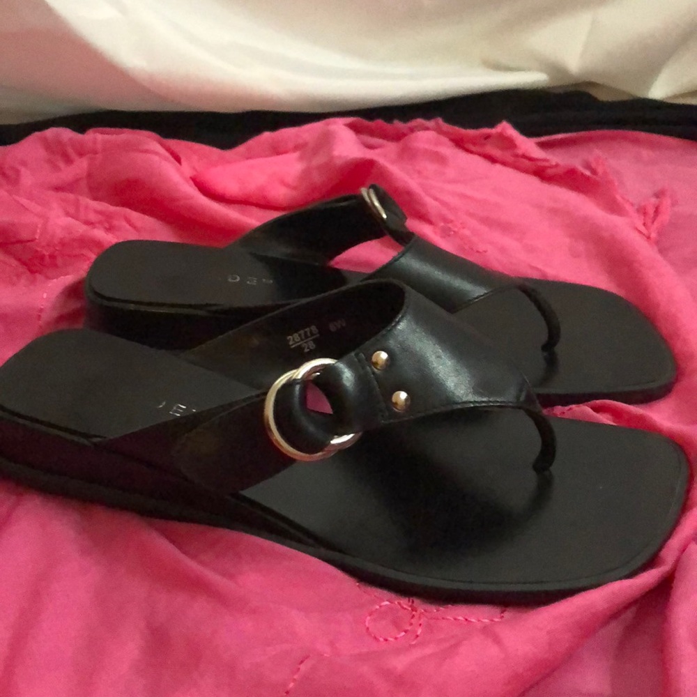 Cute AF Black Sandals